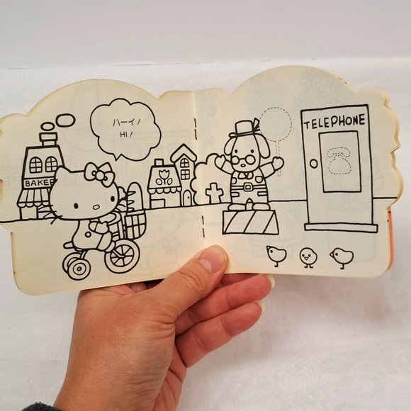 Vintage "KITTY'S LITTLE ERRANDS " COLORING BOOK by Sanrio 1976 made in J… - Picture 10 of 14